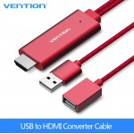 Cáp chuyển đổi USB to HDMI dài 2m Vention CEKRH
